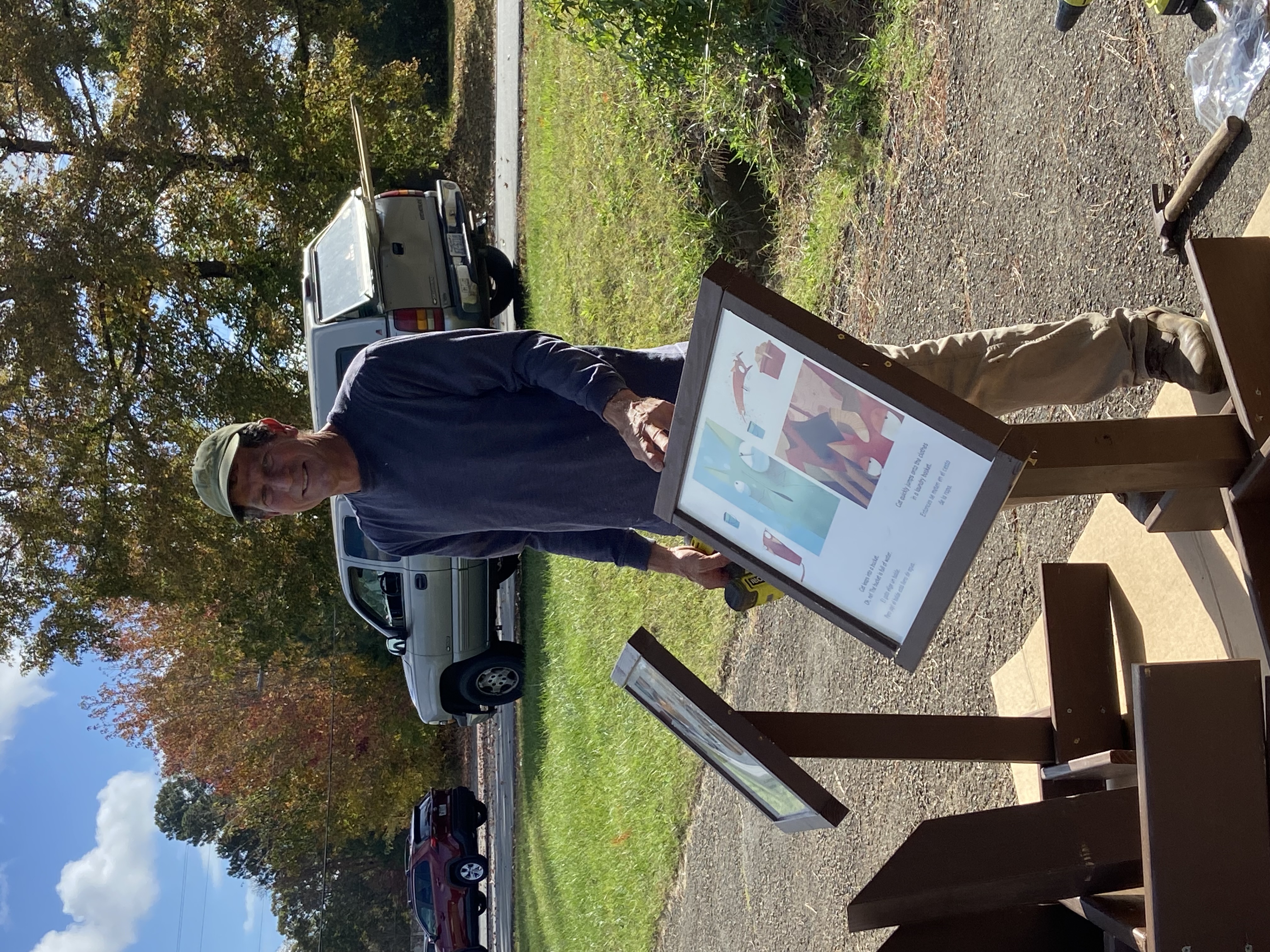 Book Walk at Efland-Cheeks Park