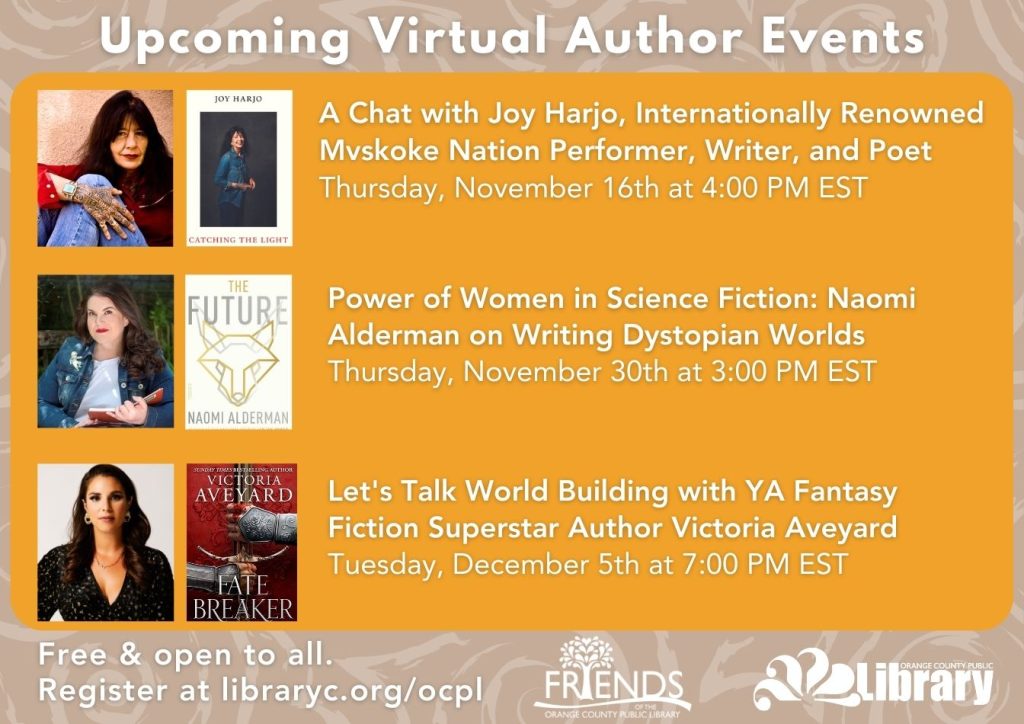 Virtual Authors Series: Naomi Alderman