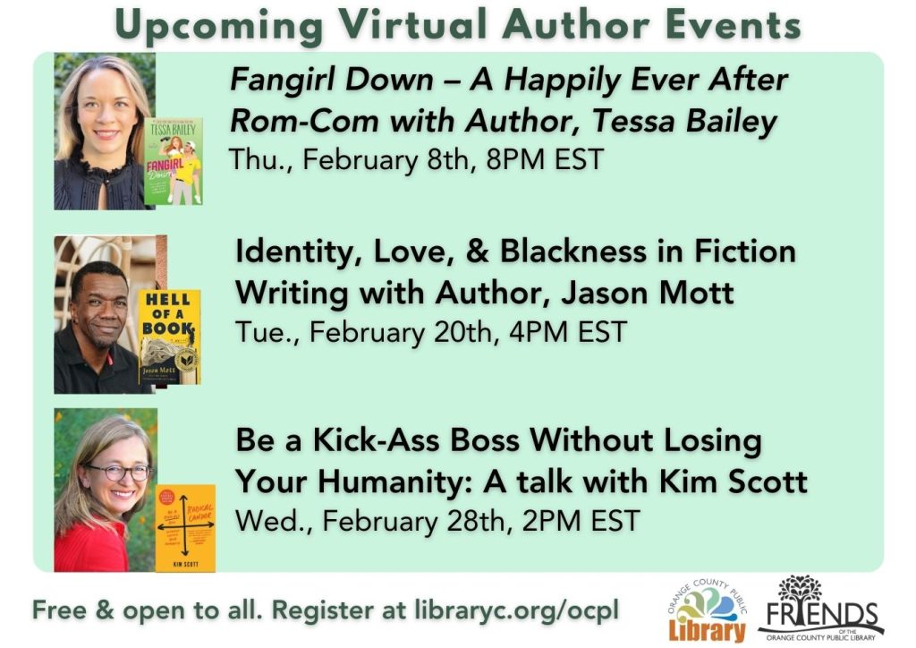 Virtual Authors Series: Jason Mott