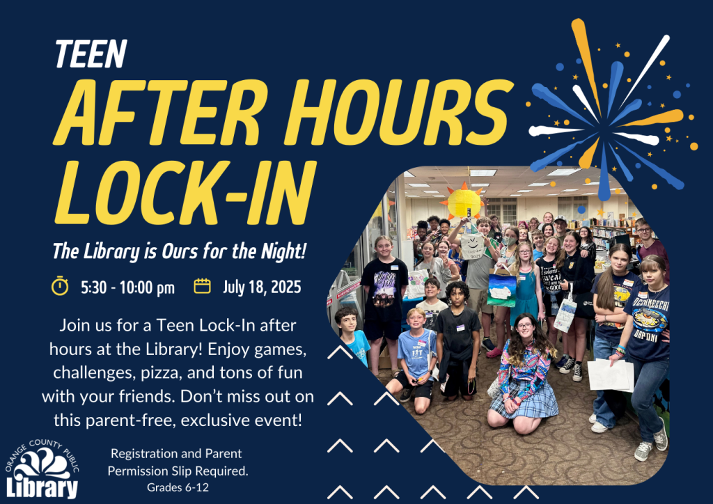 Teen After Hours Lock-In, Grades 6-12