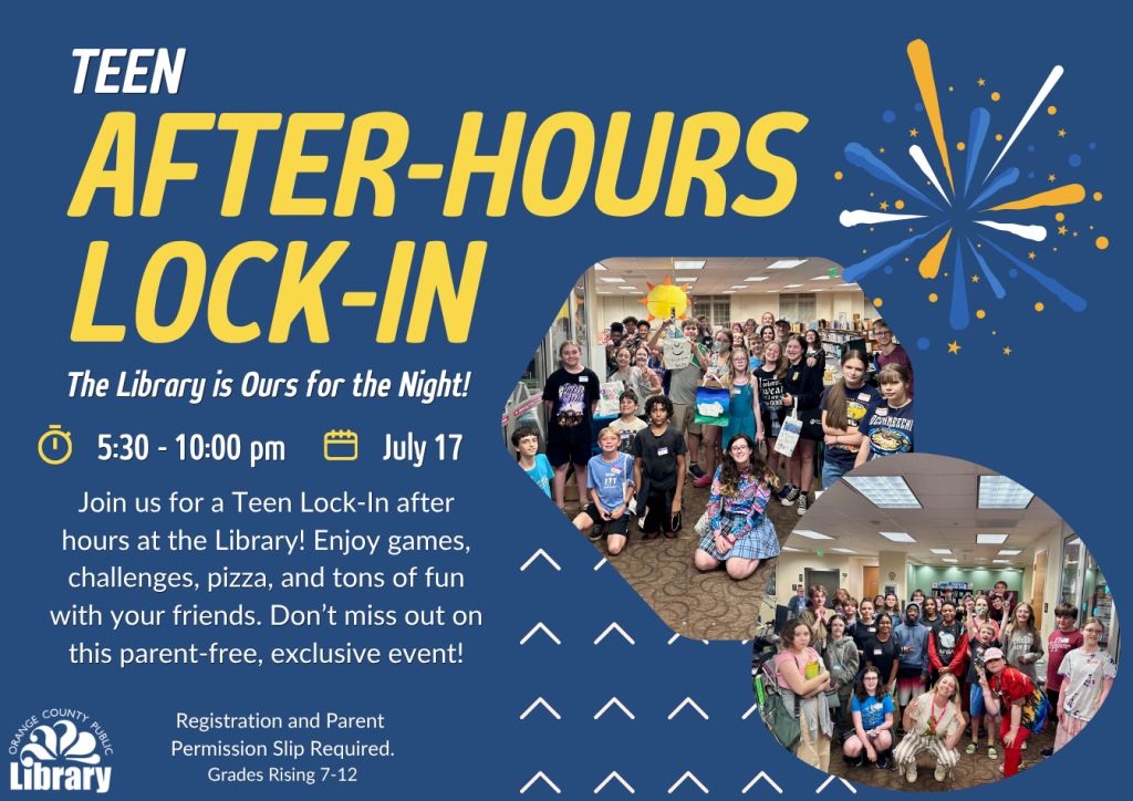 Teen After Hours Lock-In, Grades Rising 7-12