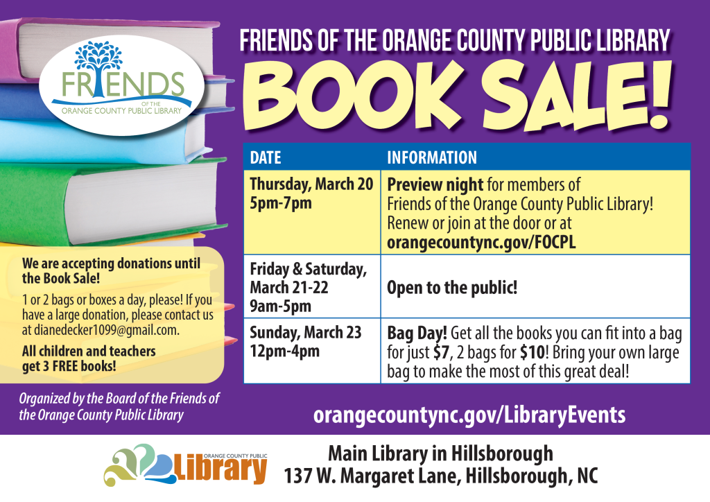 Spring Book Sale