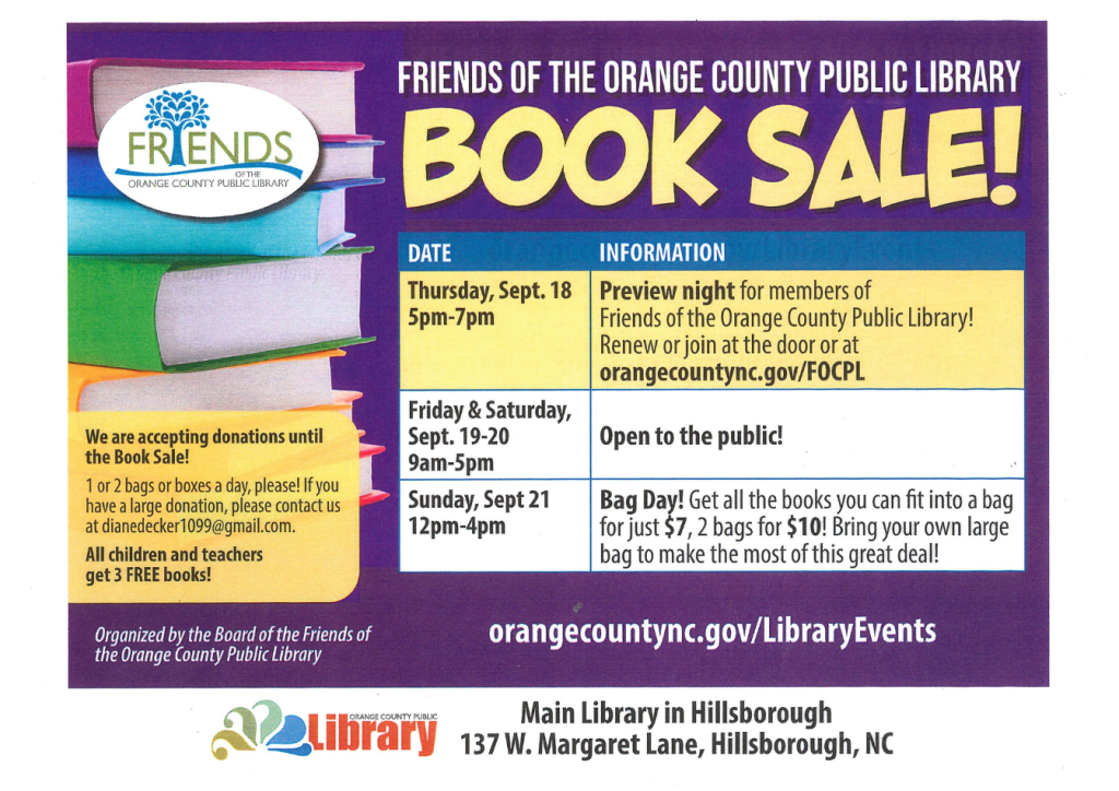 Fall Book Sale