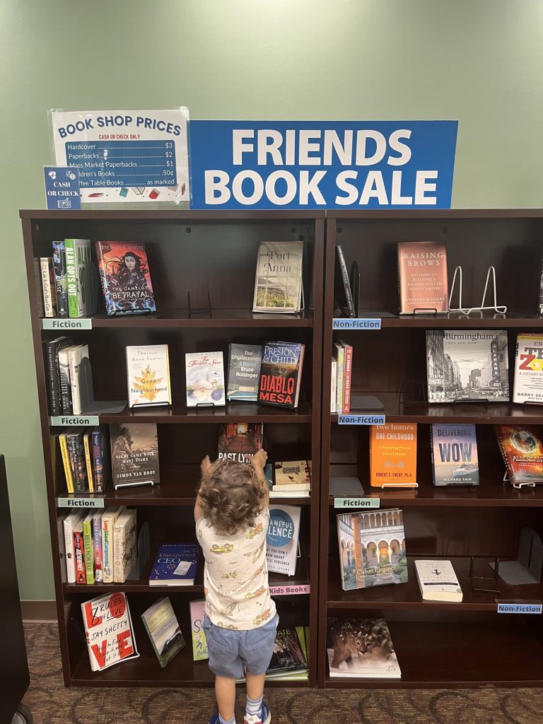 The Friends' Ongoing Book-Sale Shelf
