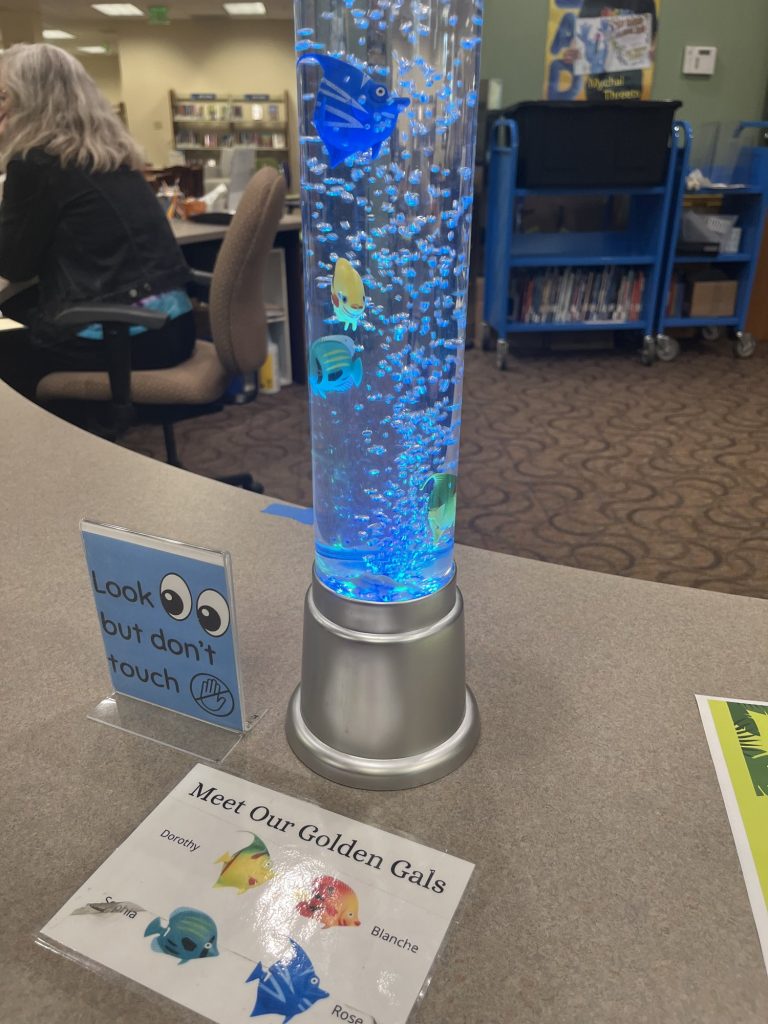 The Golden Girls Library Aquarium