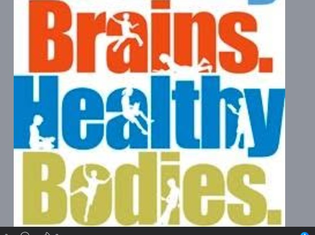 The year’s tagline: Healthy Brains. Healthy Bodies.