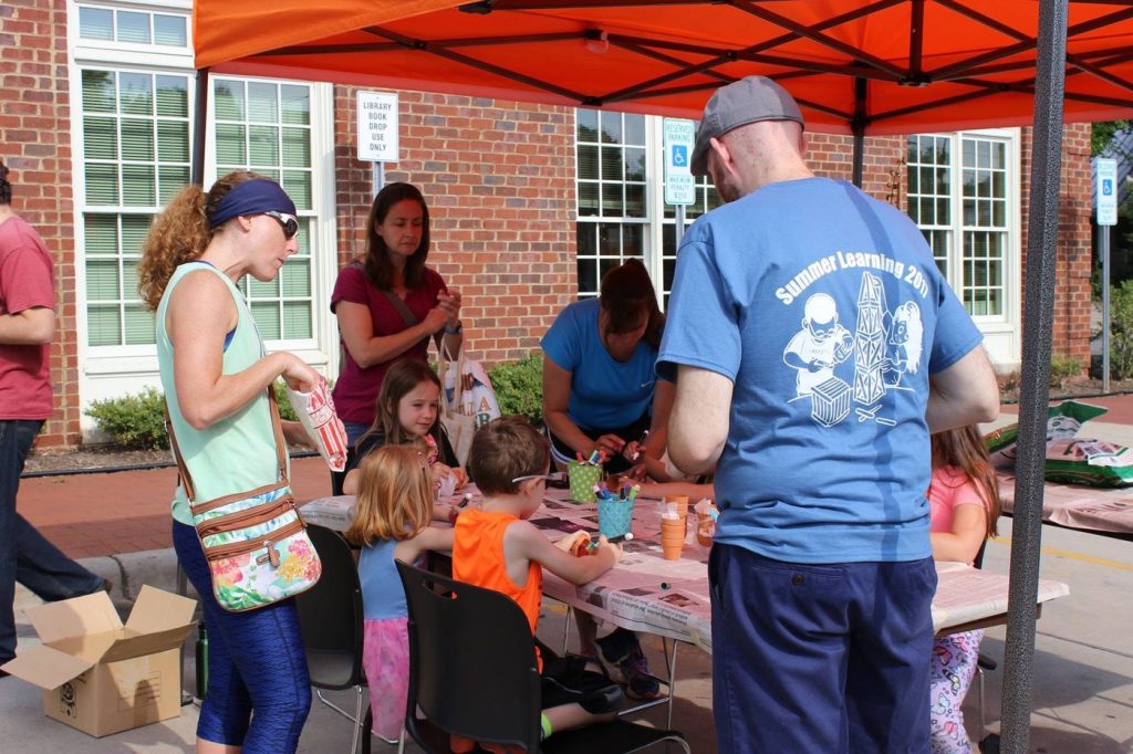 The registration party, 9 a.m. to noon