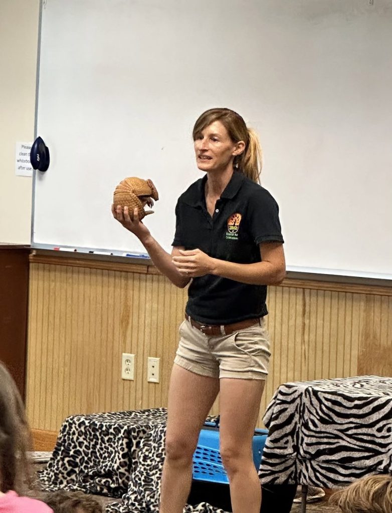 A live animal program in the meeting room