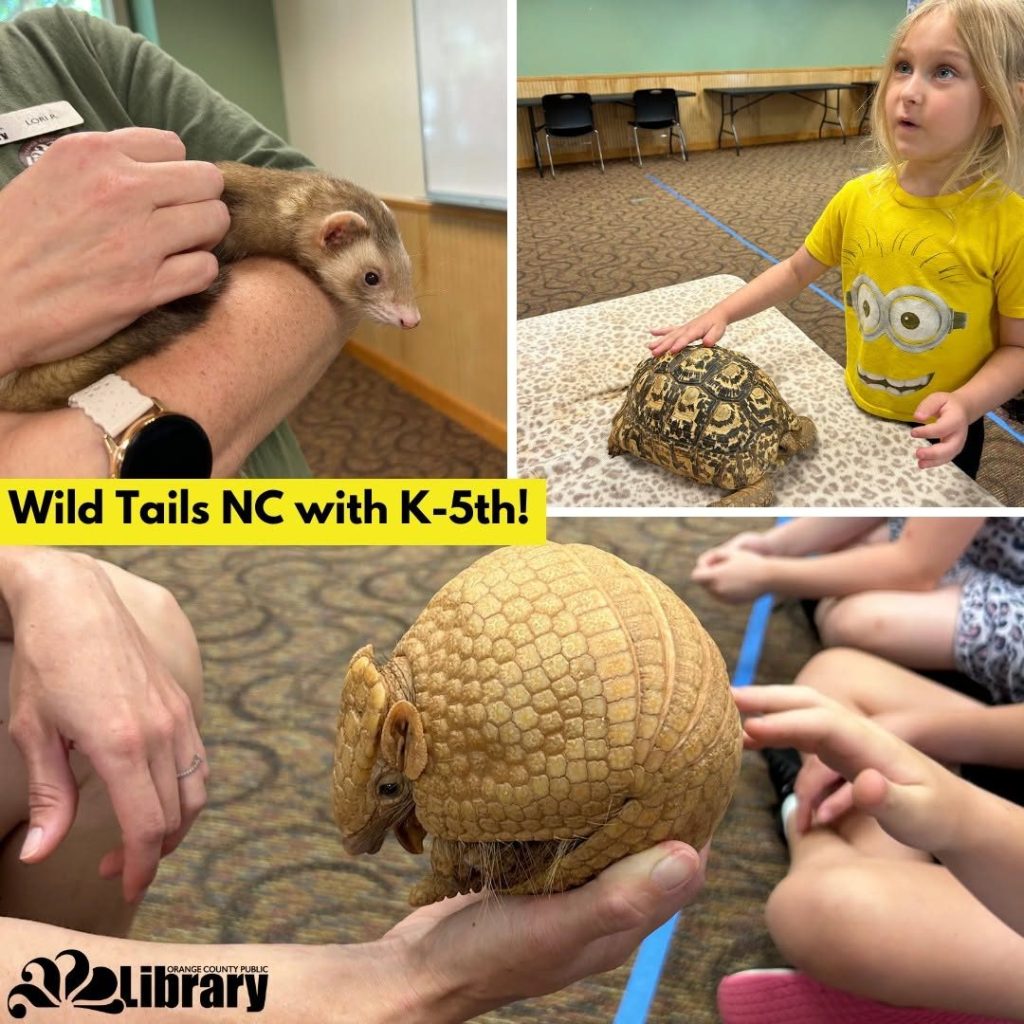 Wild Tails NC with the K–5 group