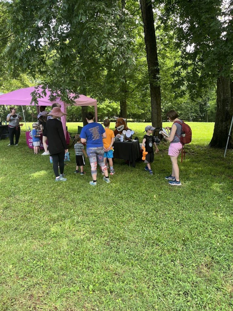 The kickoff crowd at River Park, June 7