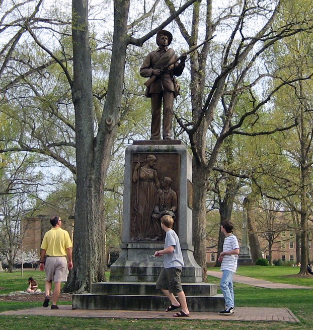 Silent Sam on McCorkle Place, 2007