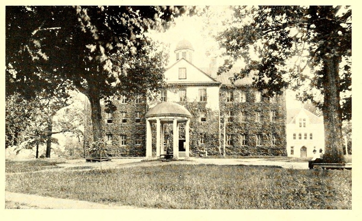 South Building and the Old Well, about 1912