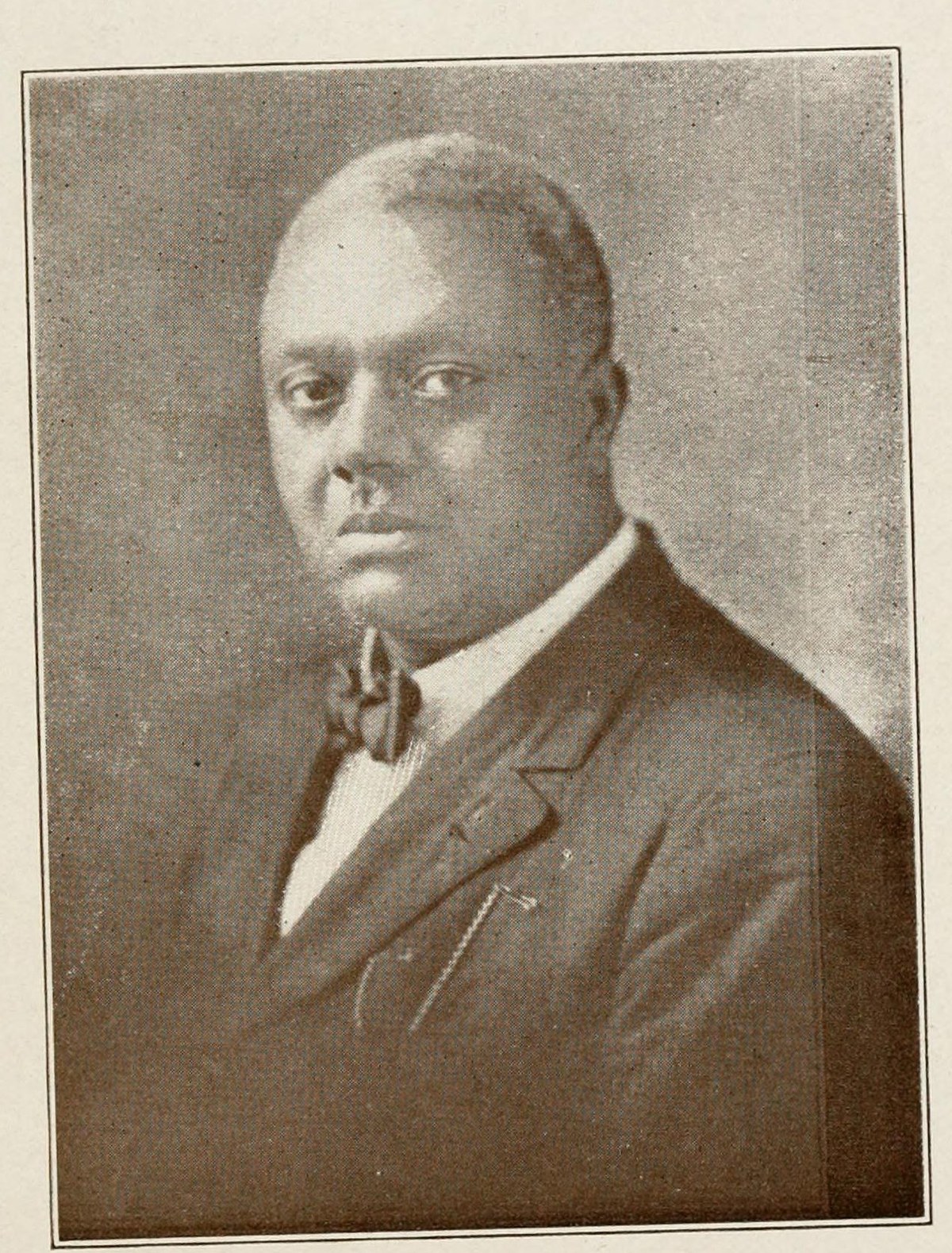 Edwin Caldwell, portrait plate, 1921