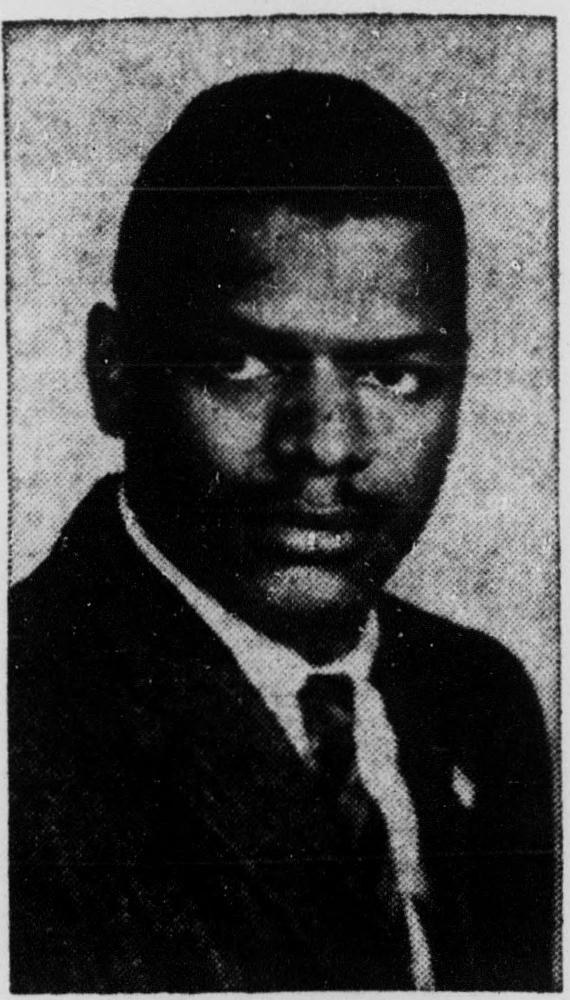 Hilliard Caldwell, newspaper photograph, 1961