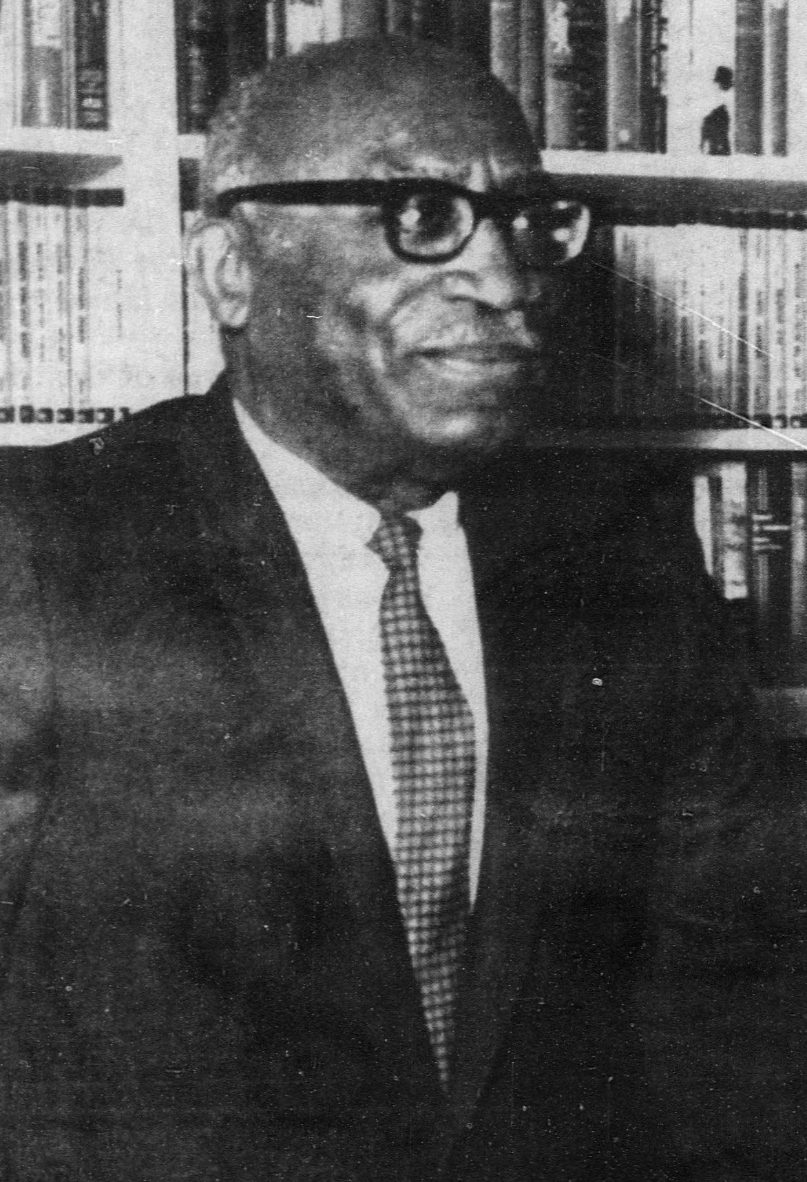 Blyden Jackson, newspaper photograph, 1970