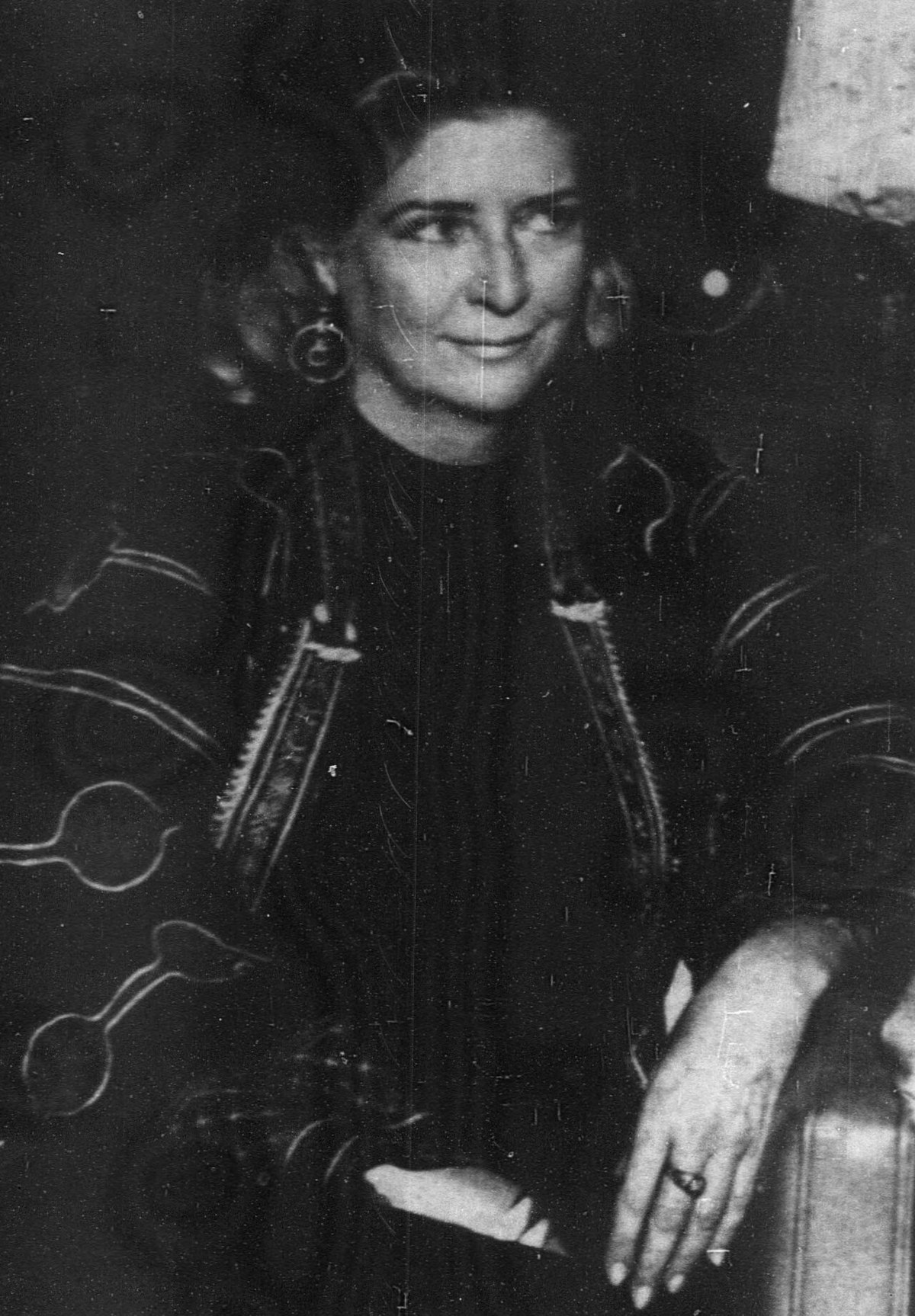 Carolyn Kizer, newspaper photograph, 1970