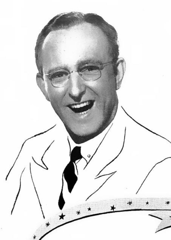 Kay Kyser, portrait plate, 1944