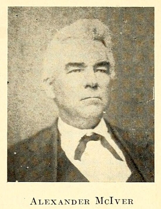 Alexander McIver, portrait plate, 1870