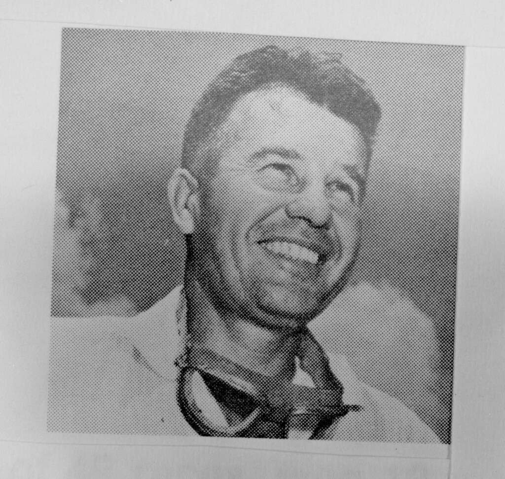 Lee Petty, newspaper photograph, 1950