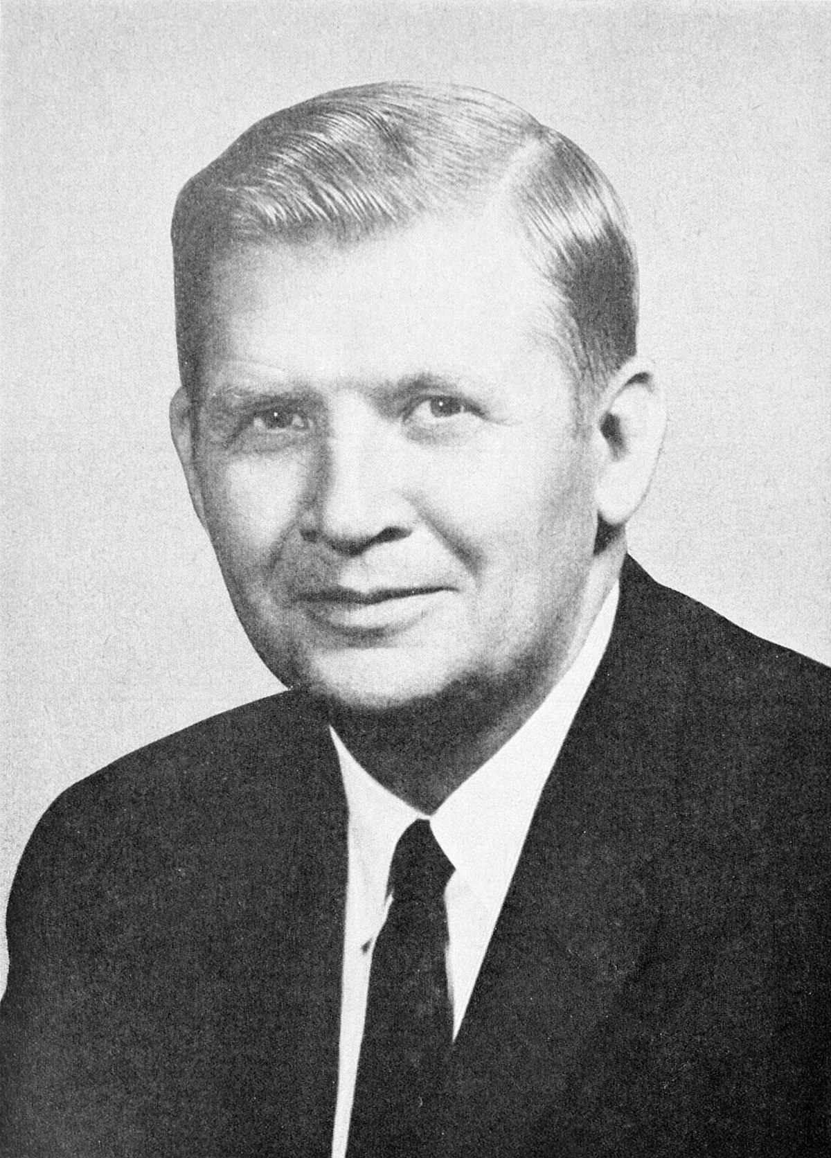 Terry Sanford, portrait plate, 1961