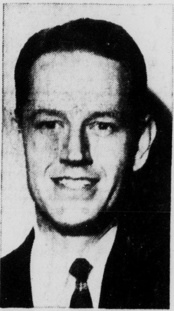 Robert E. Seymour, newspaper photograph, 1960