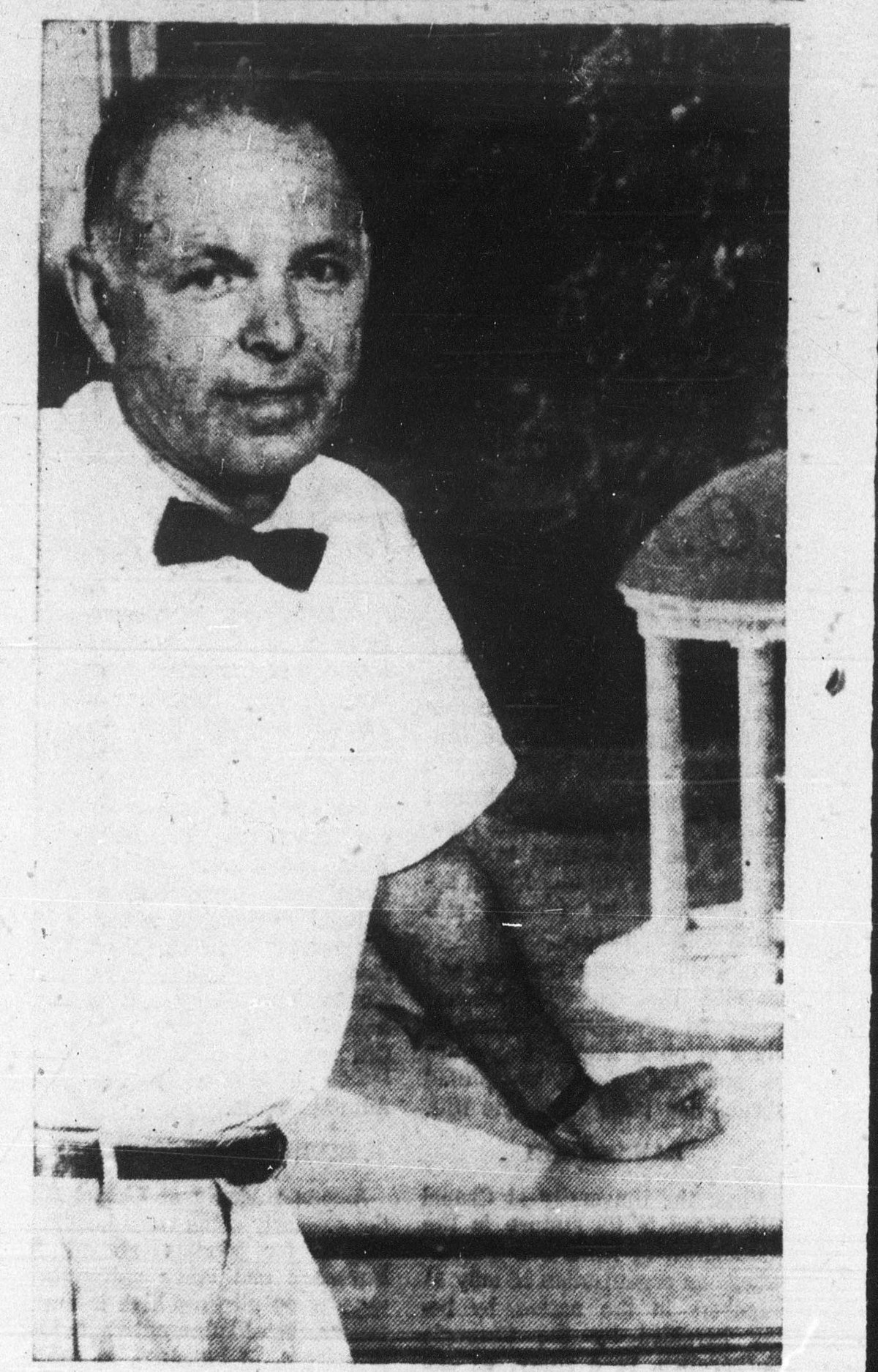 J. Carlyle Sitterson, newspaper photograph, 1961
