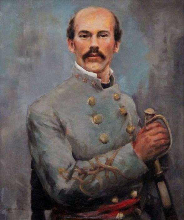 Charles Courtenay Tew, painted portrait, 1858