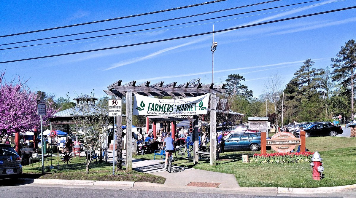Carrboro Farmers' Market at Town Commons, 13 April 2013