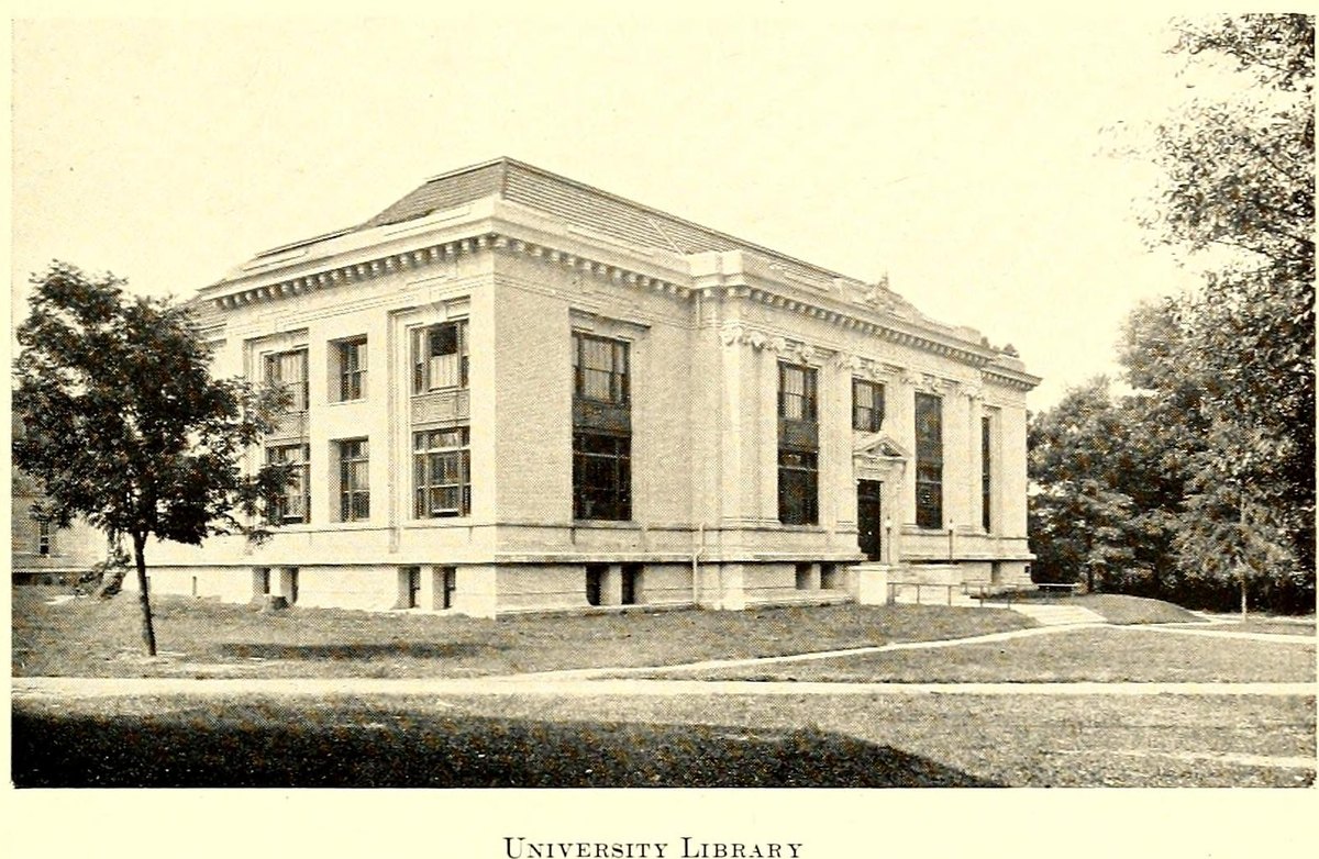 Carnegie Library, later Hill Music Hall, Chapel Hill, photograph published 1912