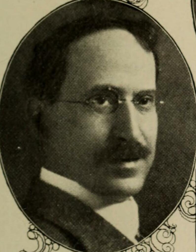 Milton Rosenau, portrait published in How to Live, 1915